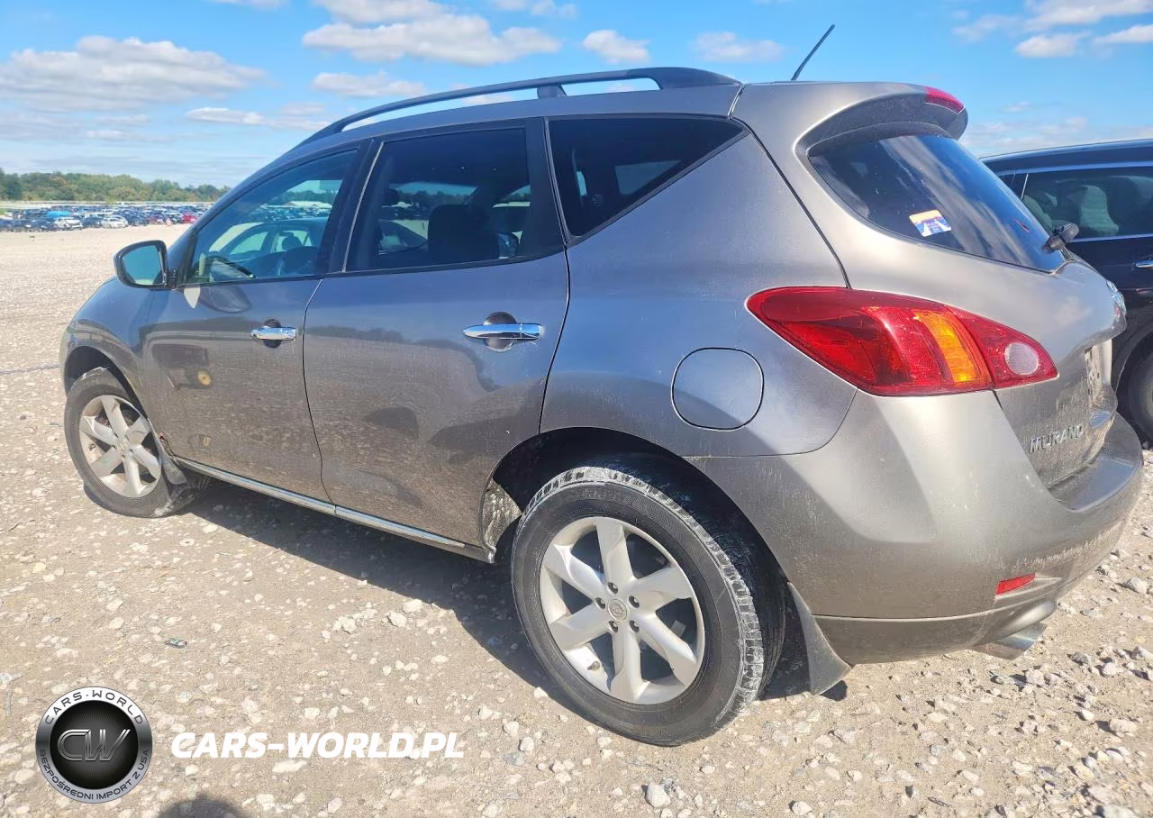 2009 Nissan Murano Sl VIN:JN8AZ18W99W143407 - 2