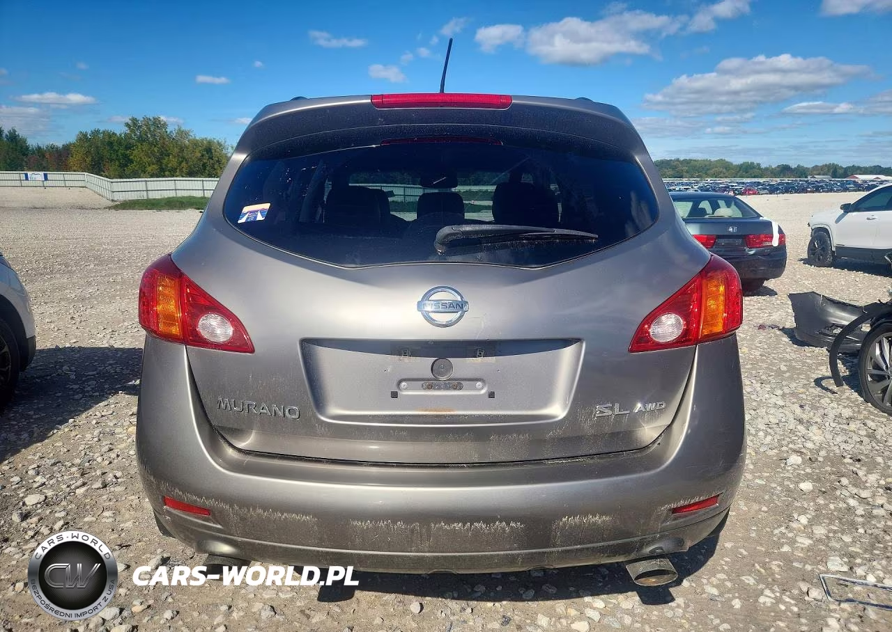 2009 Nissan Murano Sl VIN:JN8AZ18W99W143407 - 6