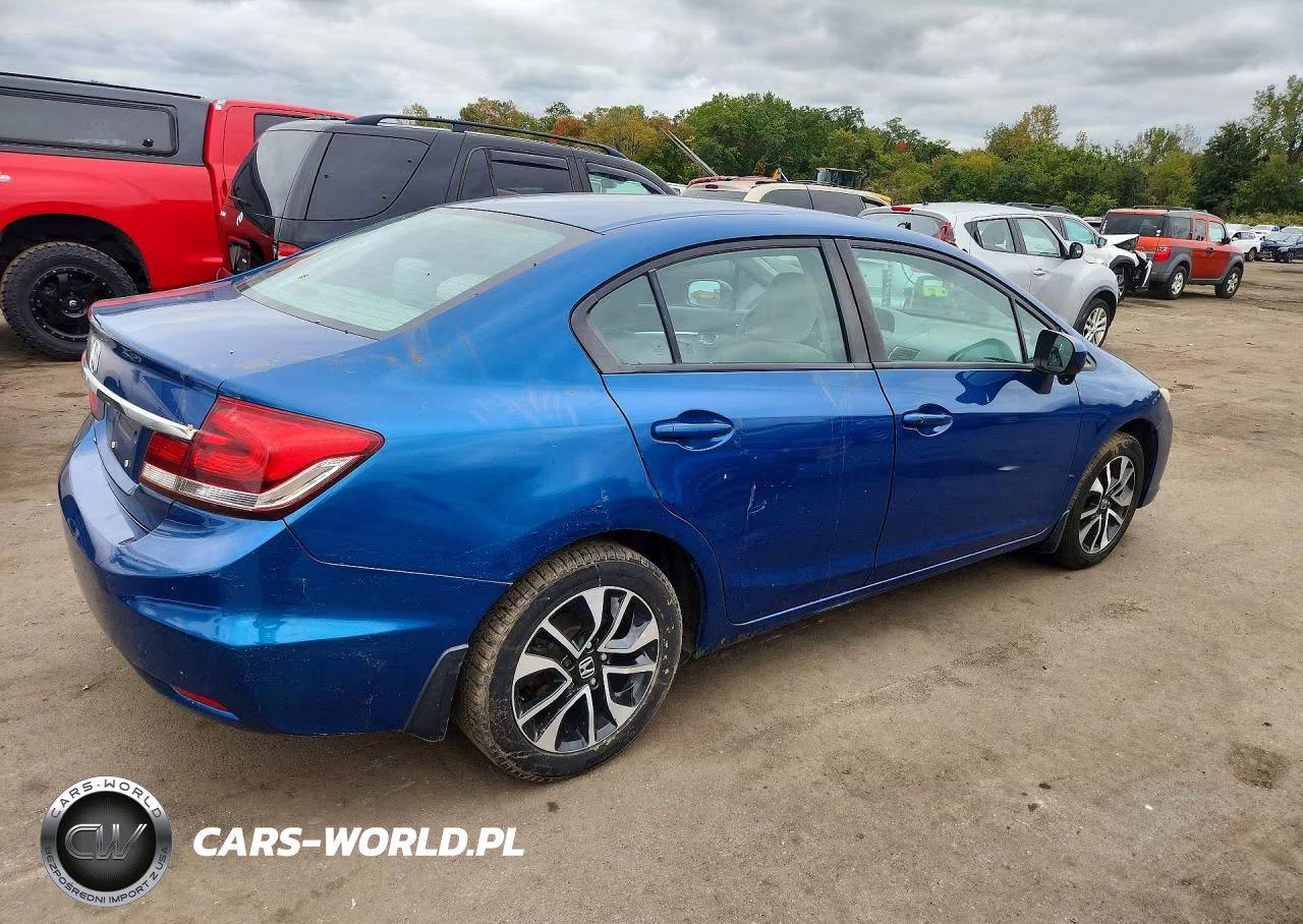 2014 Honda Civic Ex VIN:2HGFB2F85EH545287 - 3