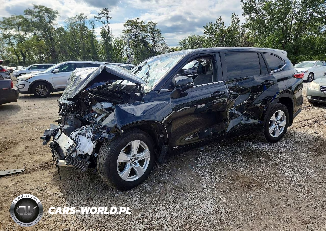 2023 Toyota Highlander Hybrid Le VIN:5TDBBRCH4PS567151 - 1