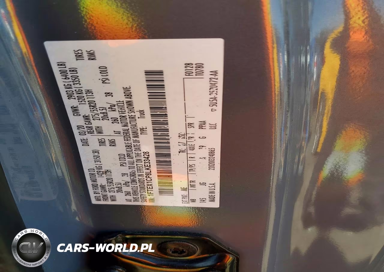2020 Ford F150 Super Cab VIN:1FTEX1CP8LKE33428 - 12
