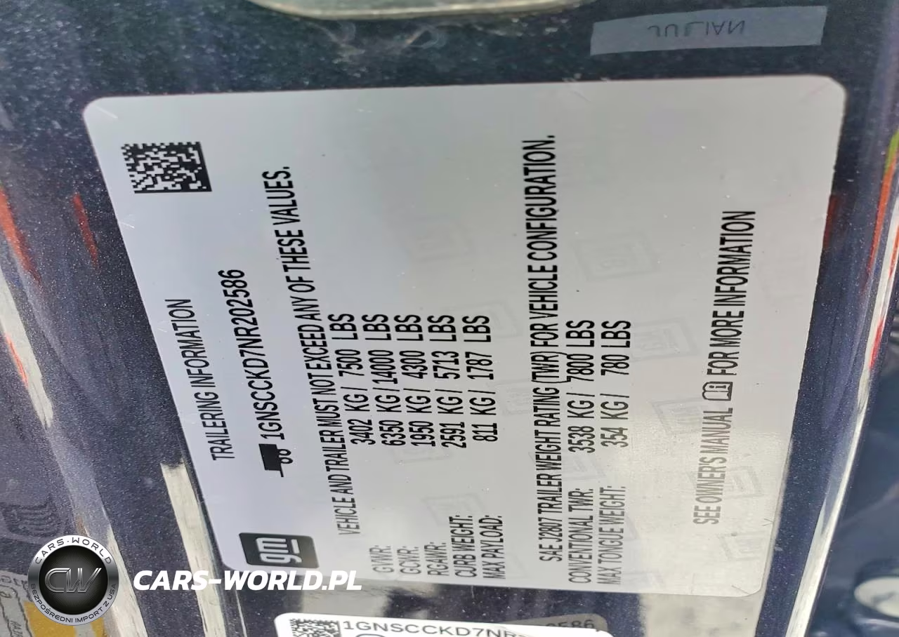 2022 Chevrolet Suburban C1500 Lt VIN:1GNSCCKD7NR202586 - 13