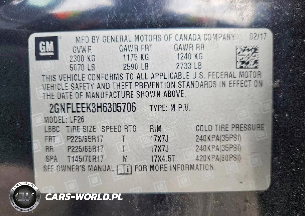 2017 Chevrolet Equinox Ls VIN:2GNFLEEK3H6305706 - 13