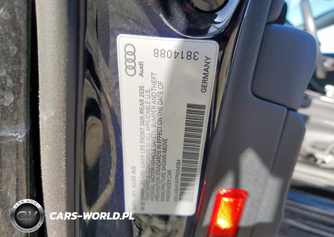 2023 Audi A4 Premium 40 VIN:WAUABAF4XPN004064 - 12