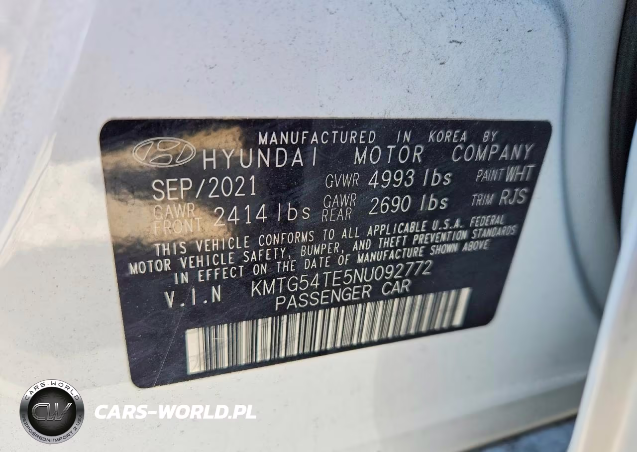 2022 Genesis G70 3.3T Standard VIN:KMTG54TE5NU092772 - 13