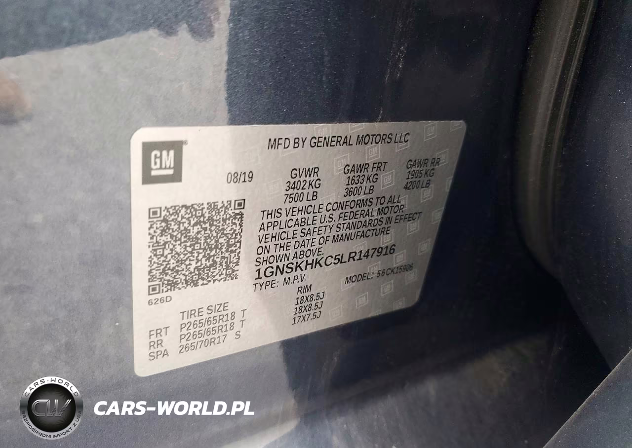 2020 Chevrolet Suburban K1500 Lt VIN:1GNSKHKC5LR147916 - 13