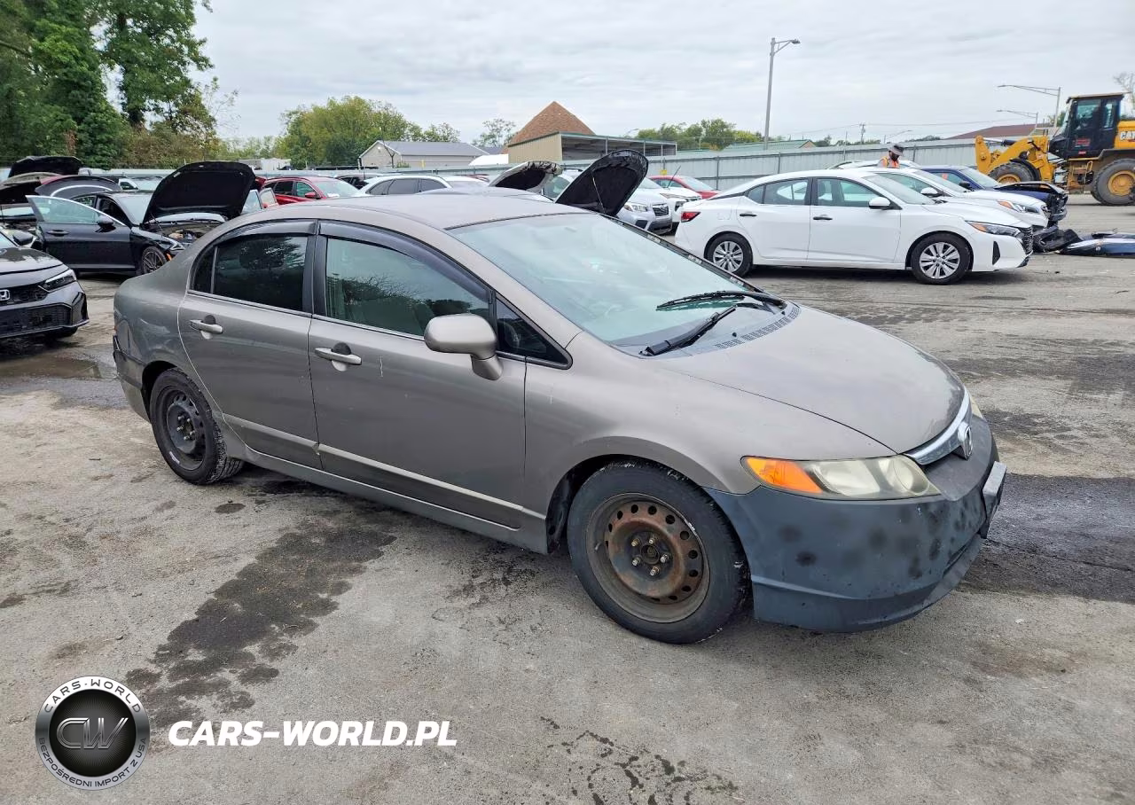 2007 Honda Civic Lx VIN:1HGFA16567L002670 - 4