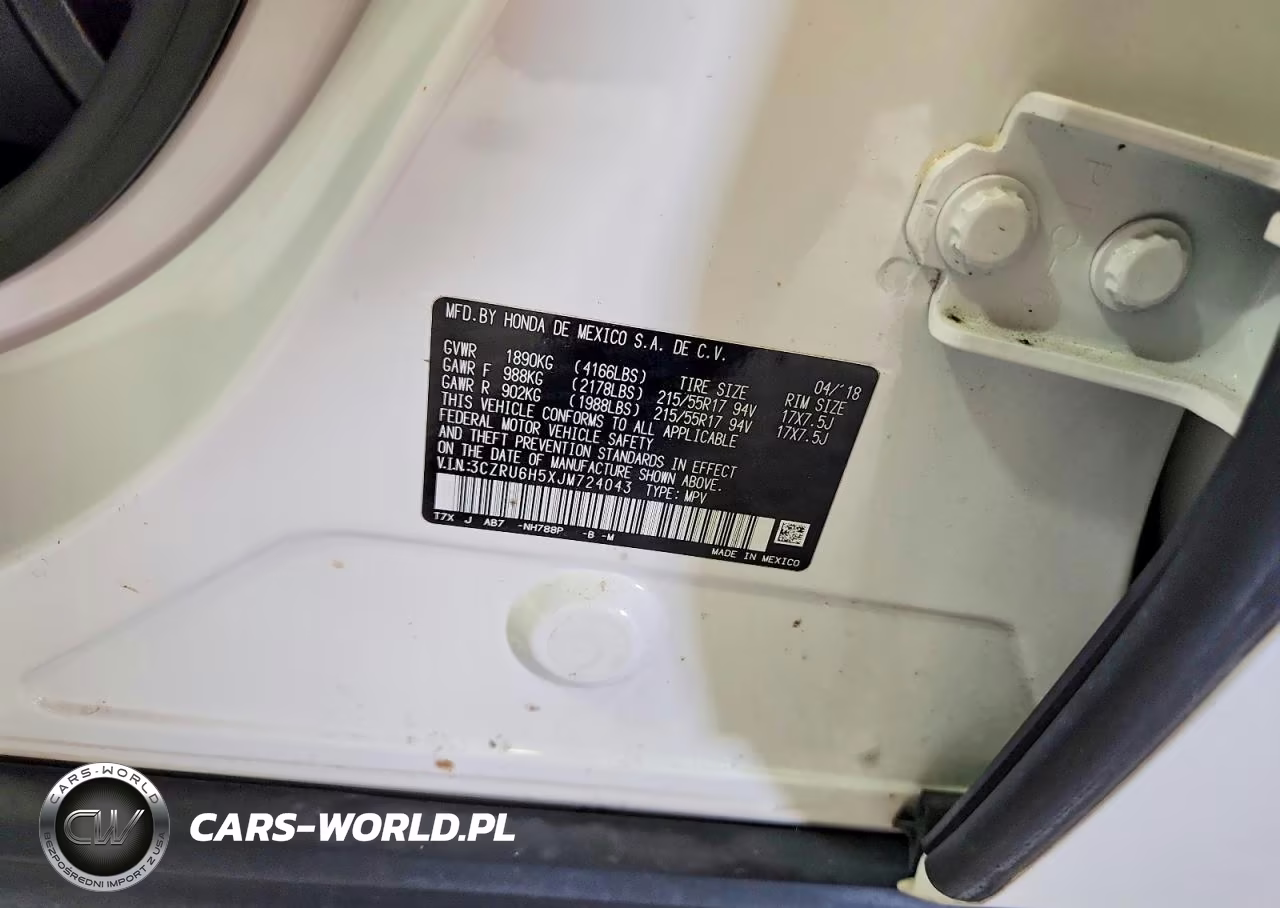 2018 Honda Hr-V Ex VIN:3CZRU6H5XJM724043 - 14