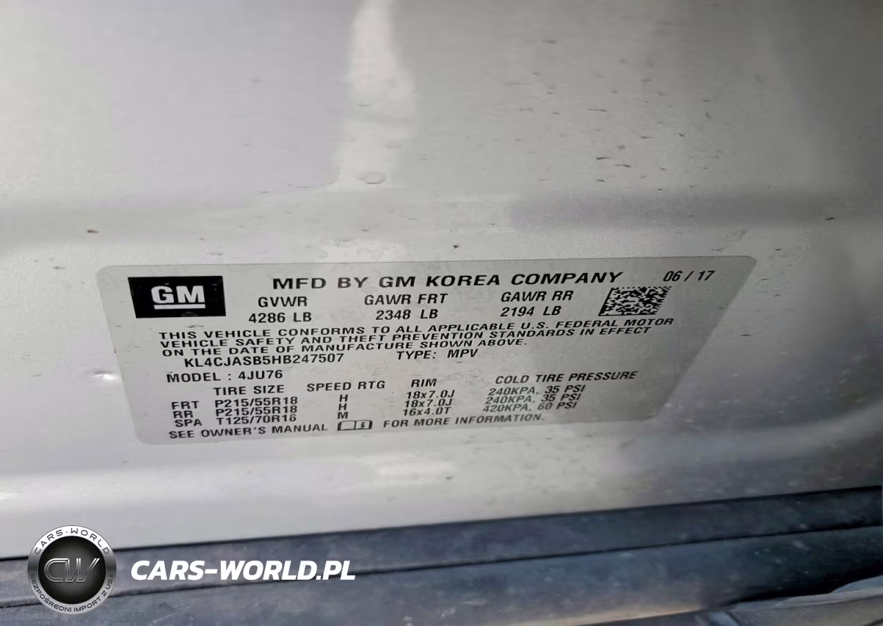 2017 Buick Encore Preferred VIN:KL4CJASB5HB247507 - 12