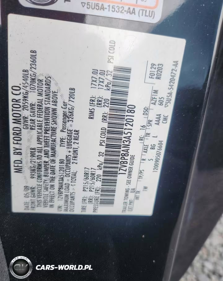 2010 Ford Mustang VIN:1ZVBP8AN3A5120180 - 12
