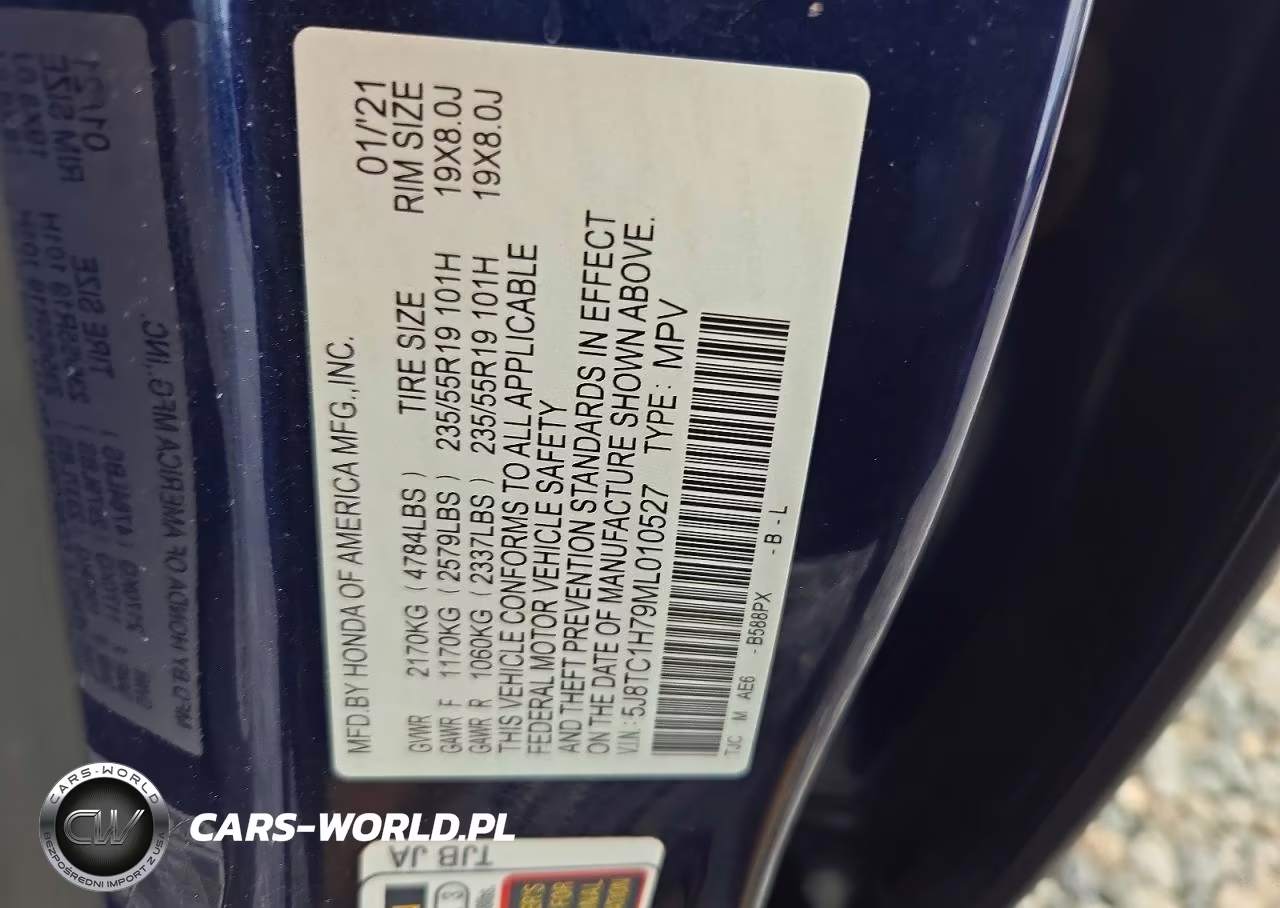 2021 Acura Rdx Advance VIN:5J8TC1H79ML010527 - 13