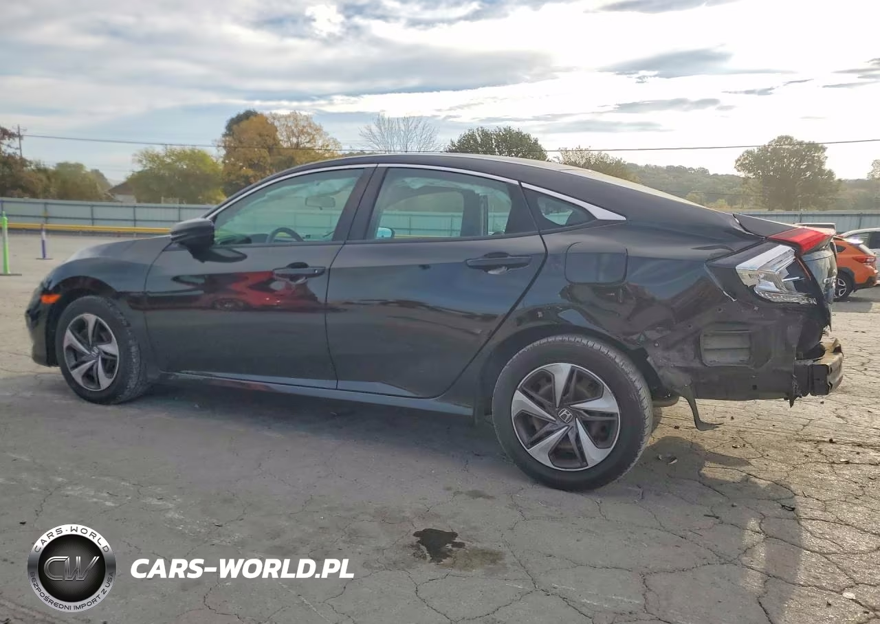 2019 Honda Civic Lx VIN:19XFC2F61KE023130 - 2