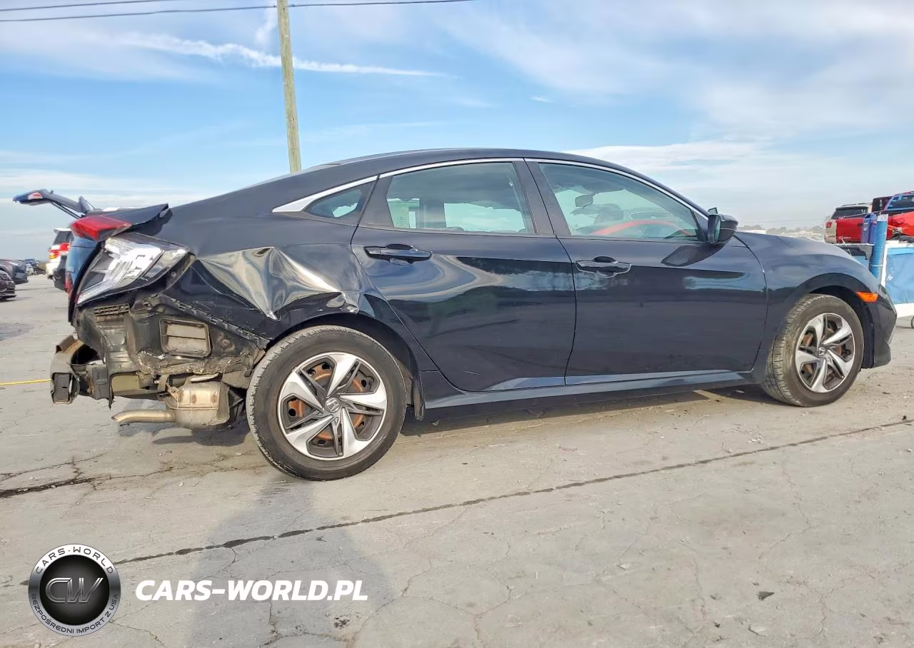 2019 Honda Civic Lx VIN:19XFC2F61KE023130 - 3