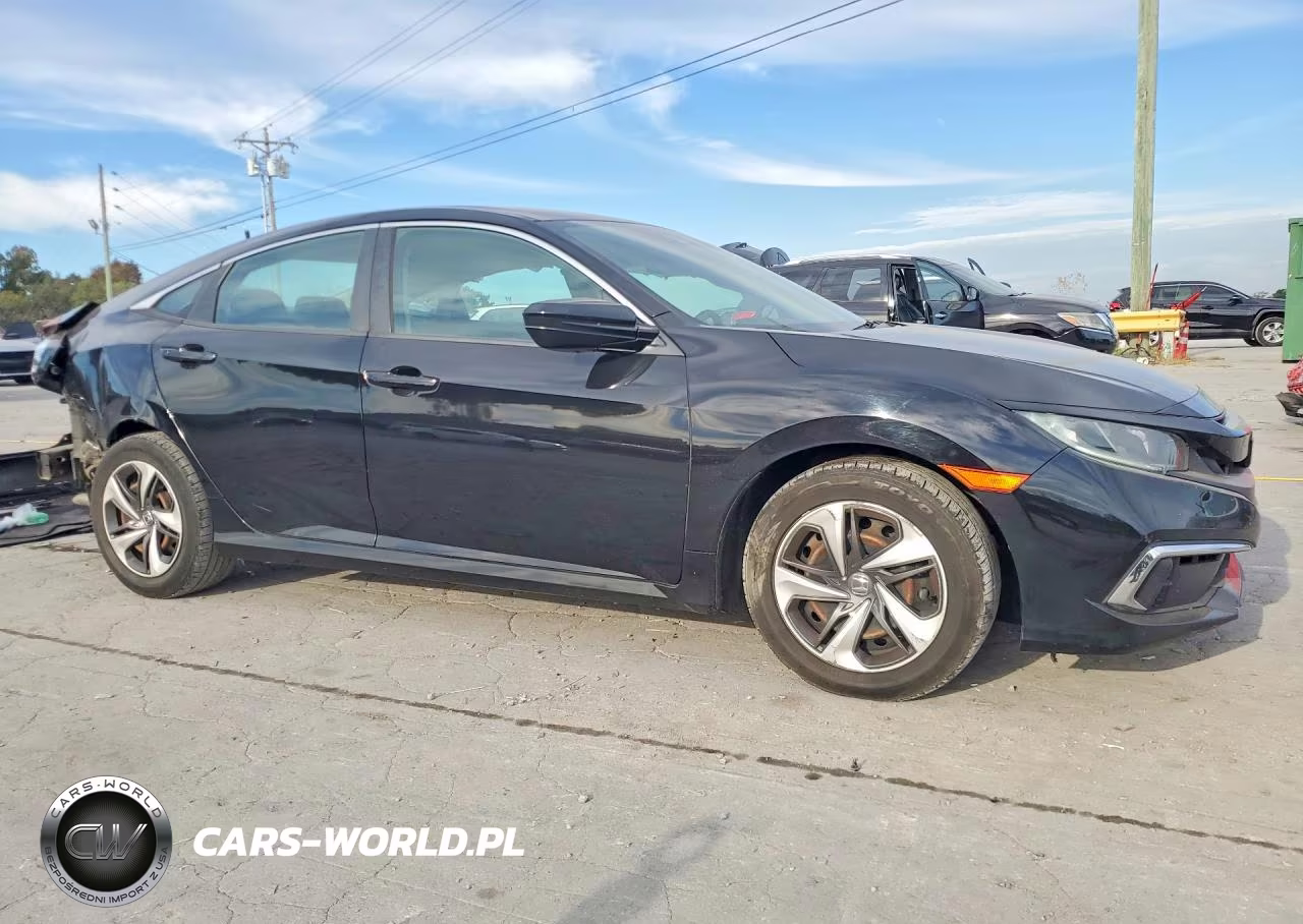 2019 Honda Civic Lx VIN:19XFC2F61KE023130 - 4