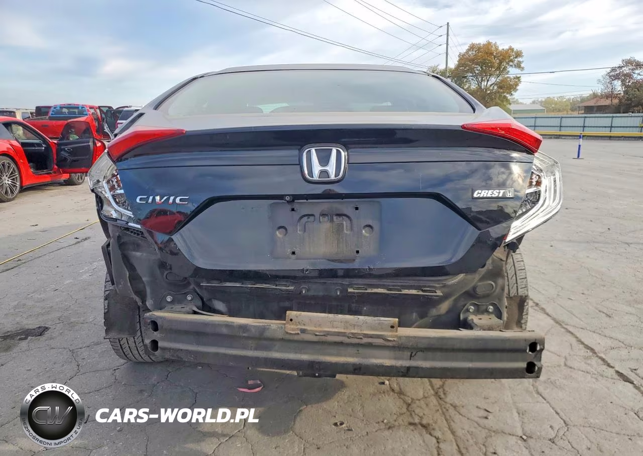 2019 Honda Civic Lx VIN:19XFC2F61KE023130 - 6