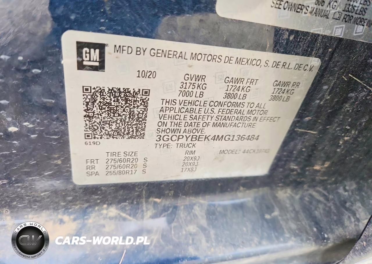 2021 Chevrolet Silverado K1500 Custom VIN:3GCPYBEK4MG136484 - 12