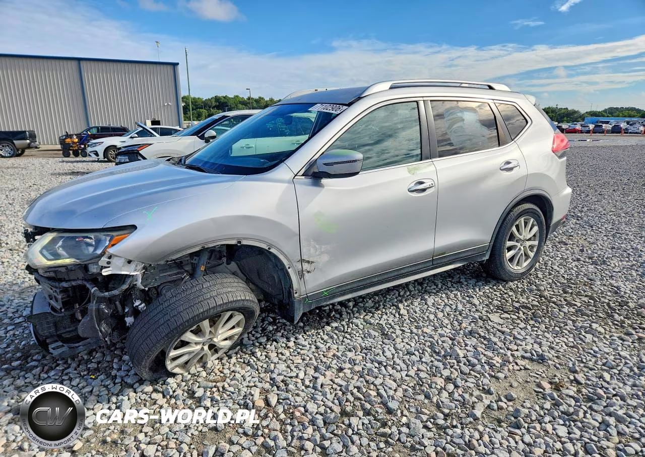 2017 Nissan Rogue Sv VIN:KNMAT2MT1HP616966 - 1