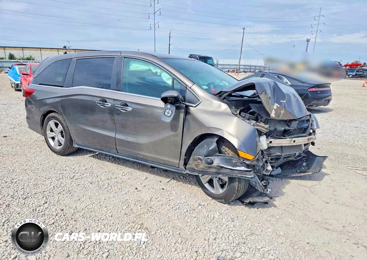 2018 Honda Odyssey Exl VIN:5FNRL6H72JB013449 - 4