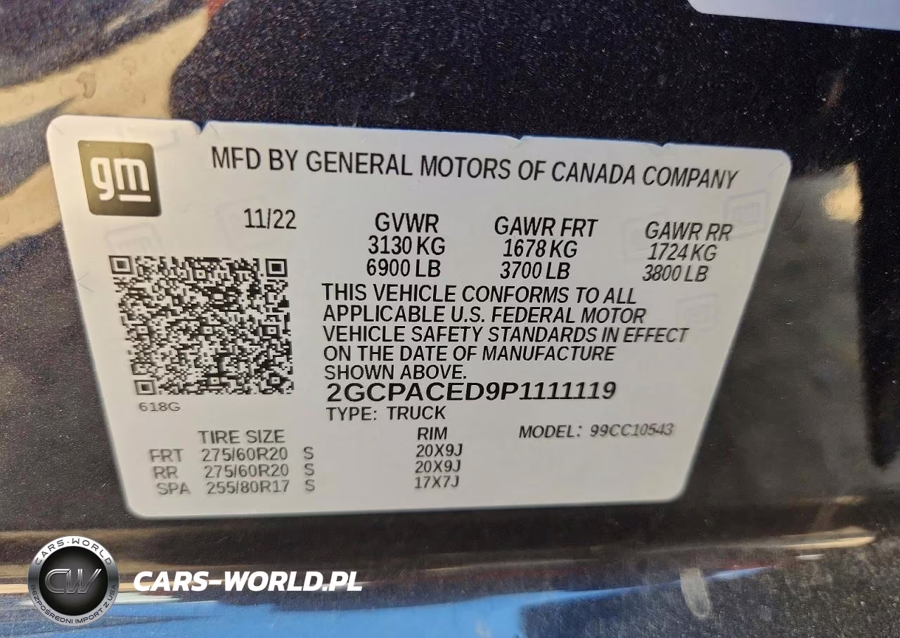 2023 Chevrolet Silverado C1500 Lt VIN:2GCPACED9P1111119 - 12