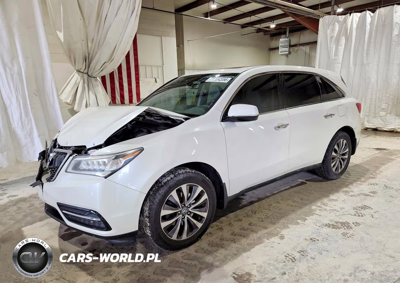 2016 Acura Mdx Technology VIN:5FRYD4H40GB001715 - 1
