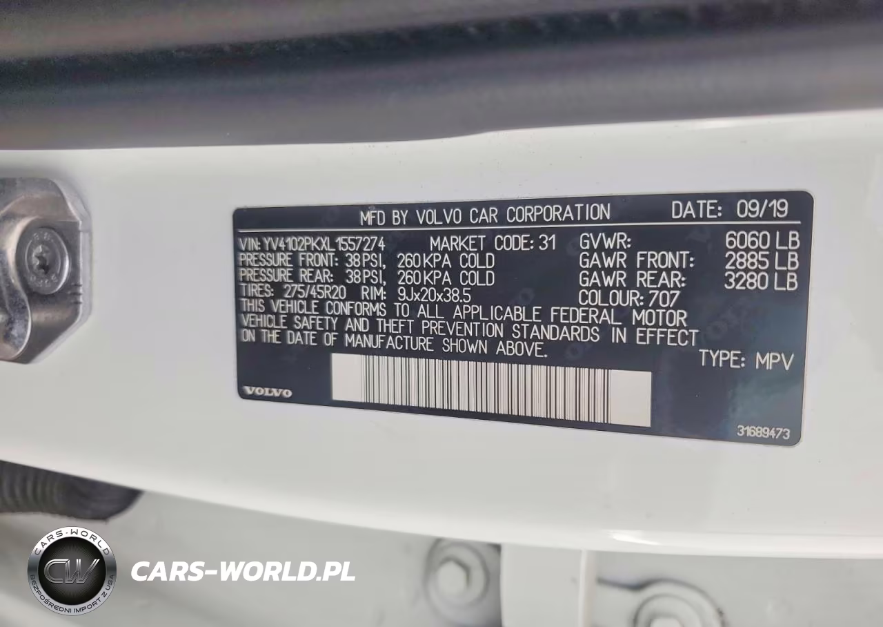 2020 Volvo Xc90 T5 Momentum VIN:YV4102PKXL1557274 - 13