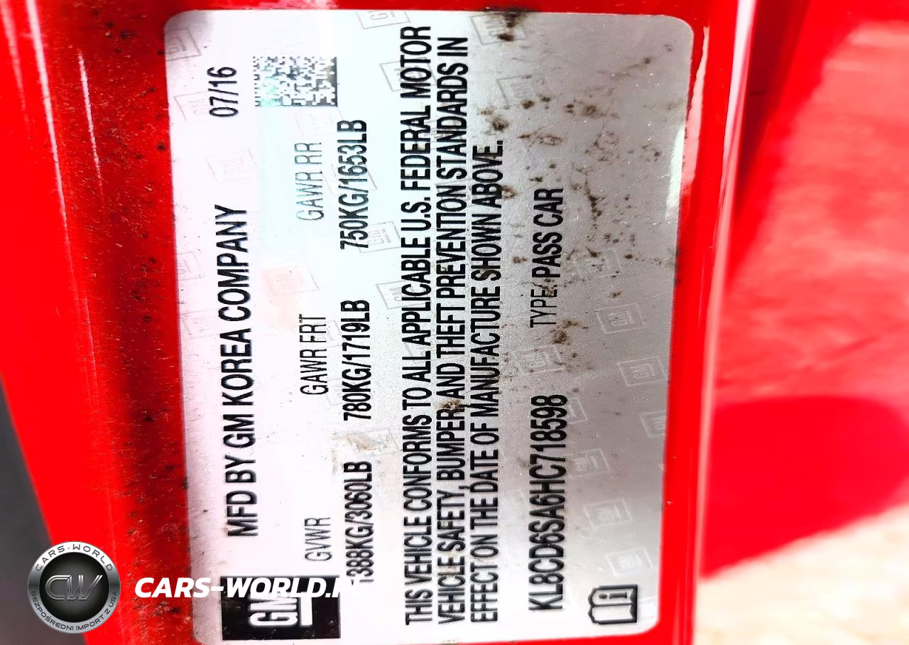 2017 Chevrolet Spark 1Lt VIN:KL8CD6SA6HC718598 - 12