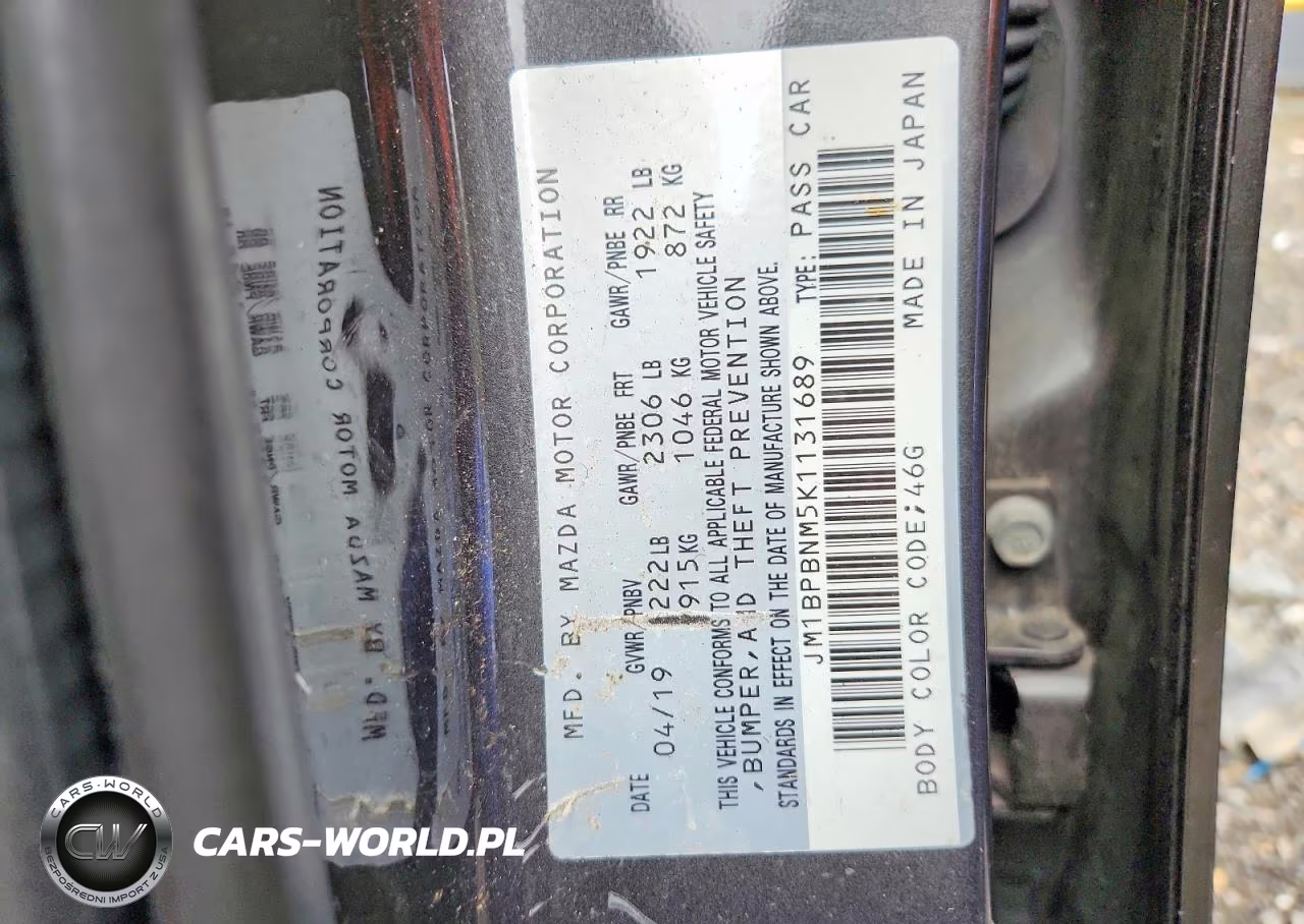 2019 Mazda 3 Premium VIN:JM1BPBNM5K1131689 - 12