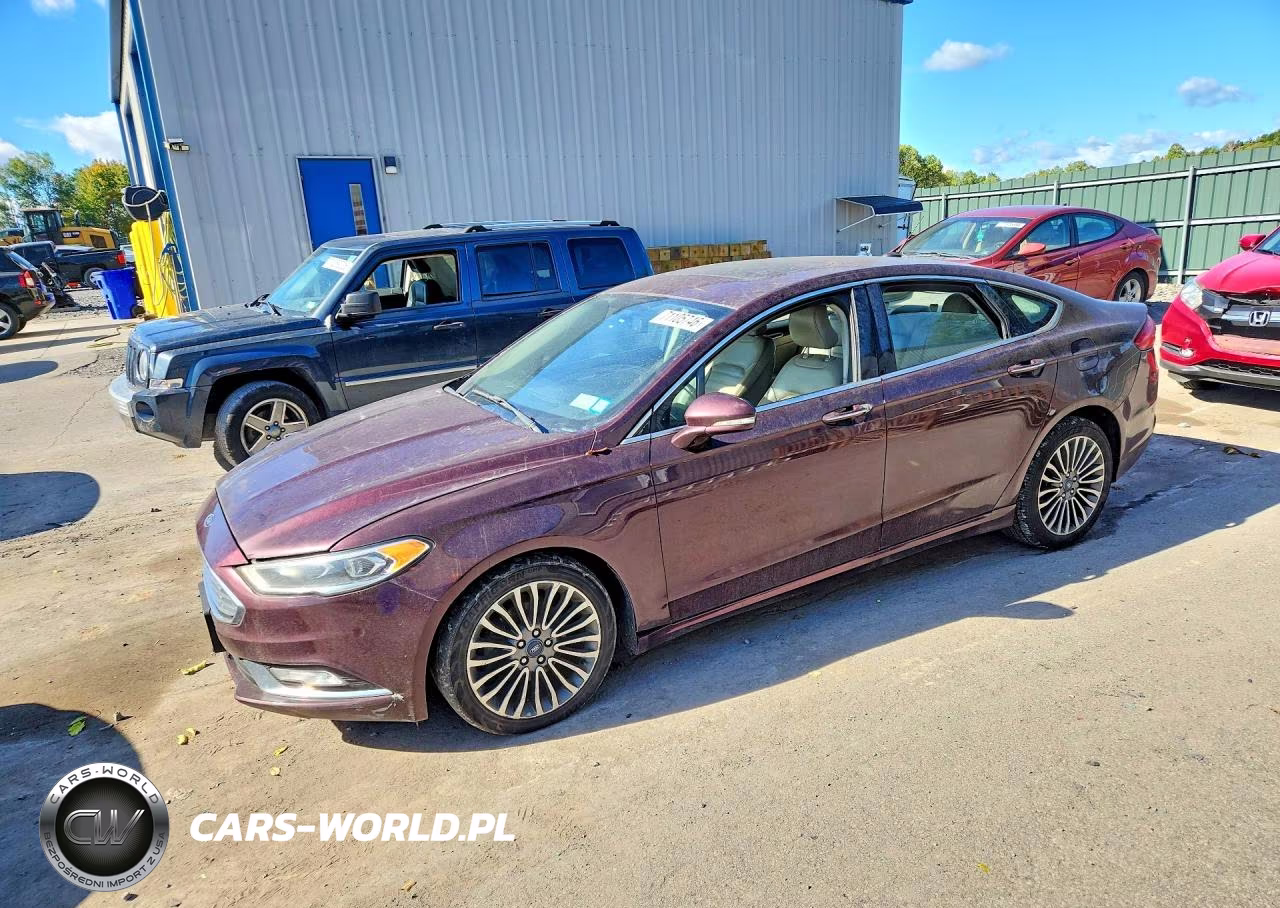 2017 Ford Fusion Se VIN:3FA6P0T91HR202976 - 1
