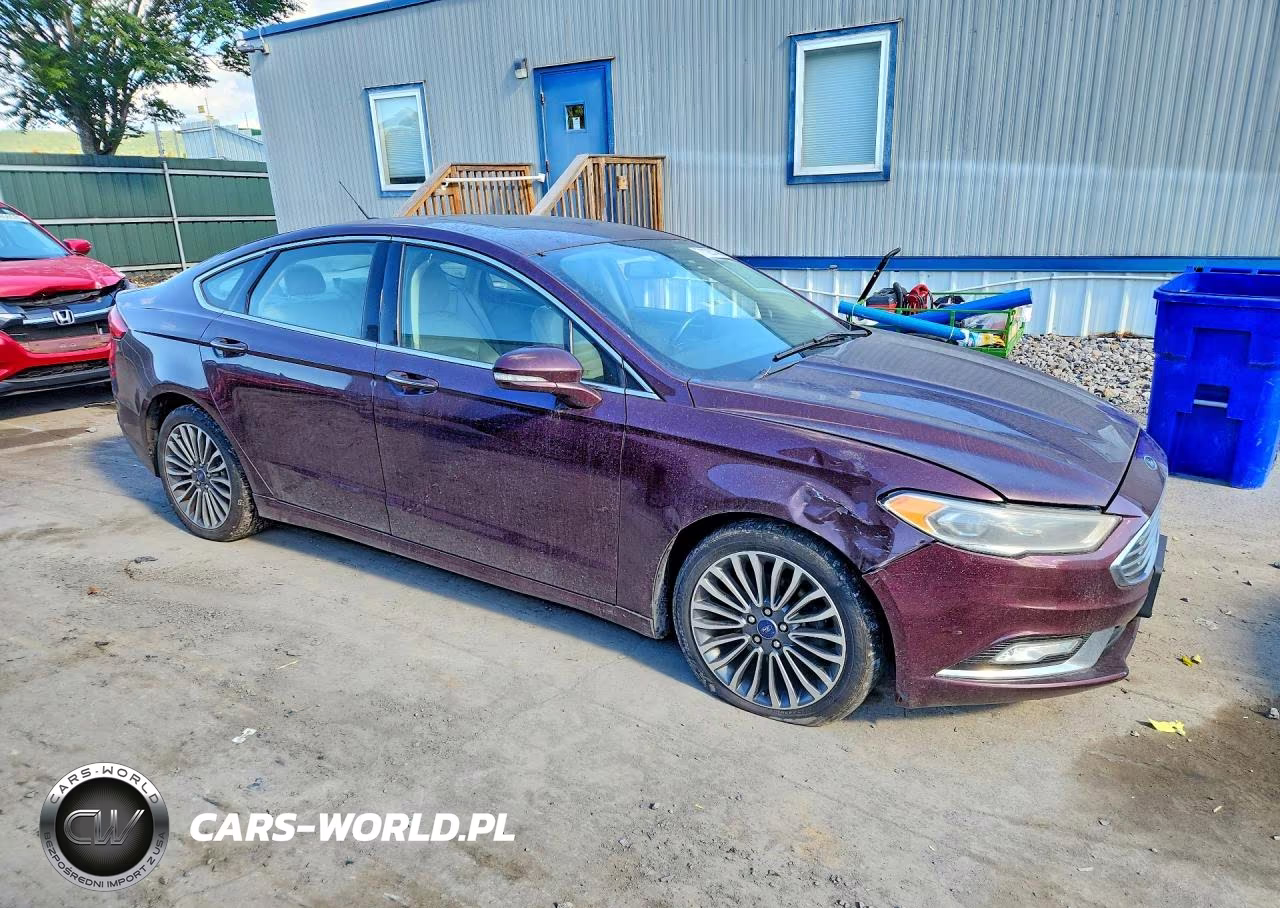 2017 Ford Fusion Se VIN:3FA6P0T91HR202976 - 4