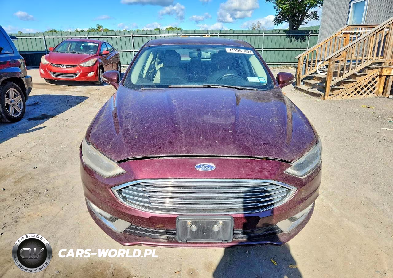 2017 Ford Fusion Se VIN:3FA6P0T91HR202976 - 5
