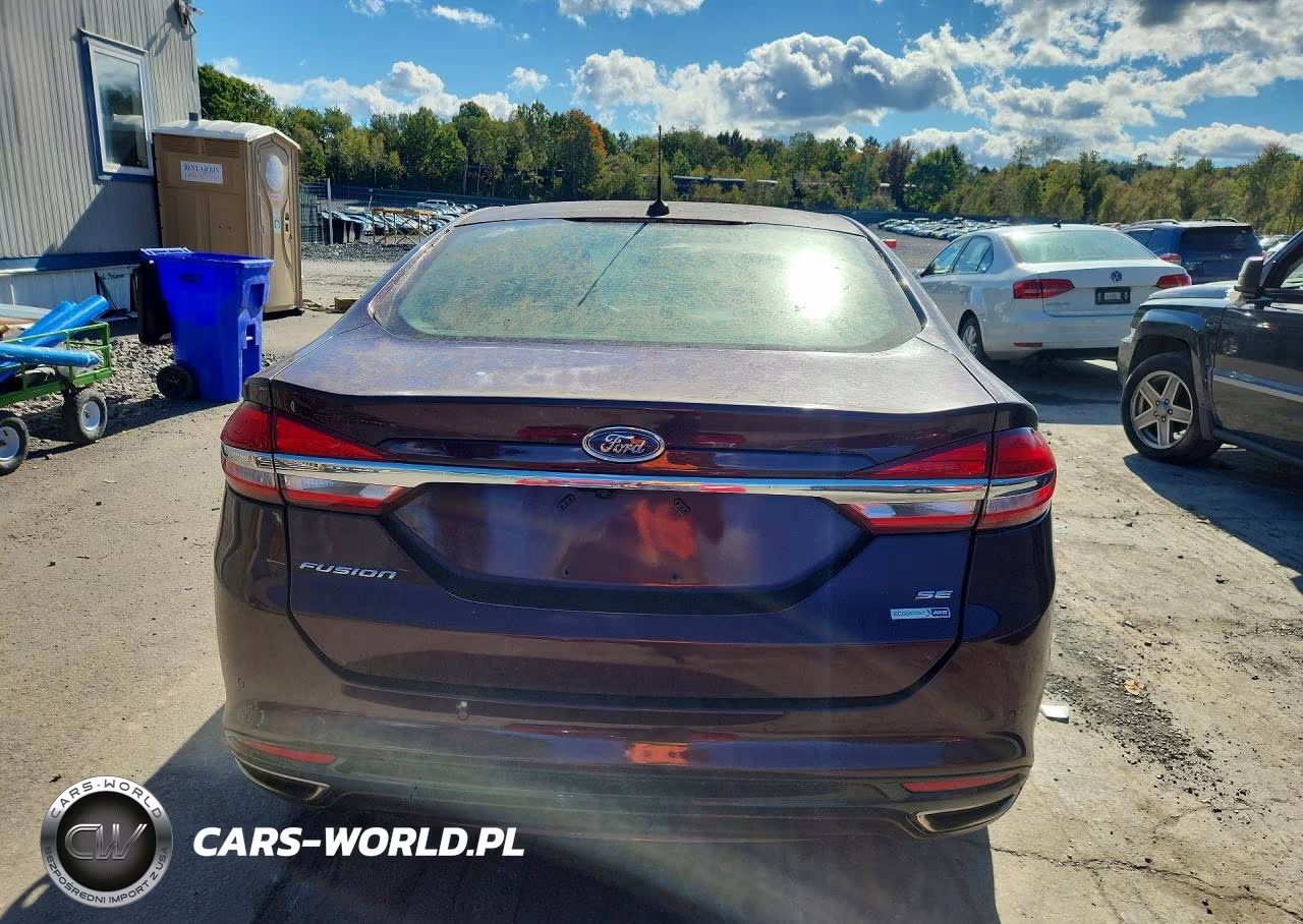 2017 Ford Fusion Se VIN:3FA6P0T91HR202976 - 6