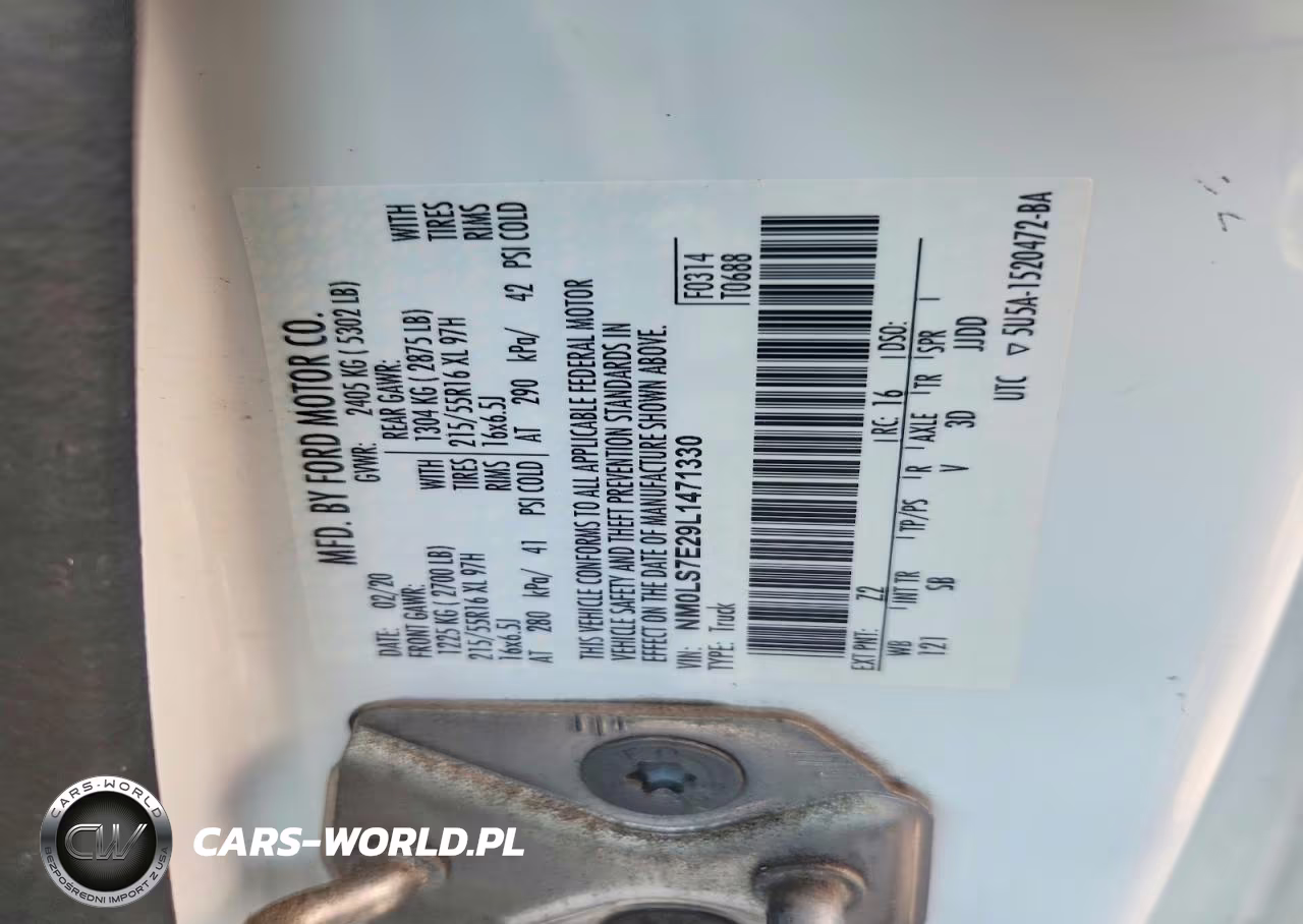 2020 Ford Transit Connect Xl Van VIN:NM0LS7E29L1471330 - 12