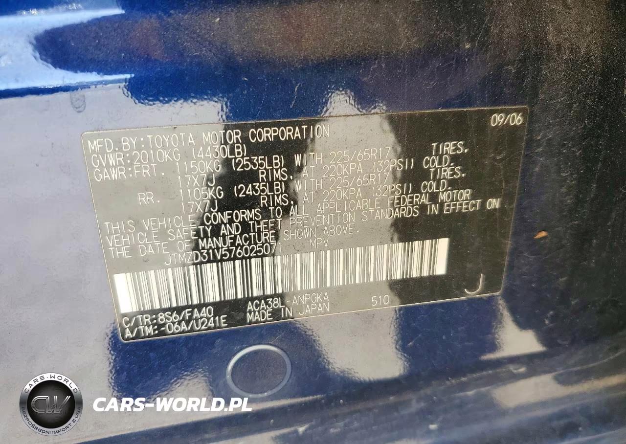 2007 Toyota Rav4 Limited VIN:JTMZD31V576025071 - 12
