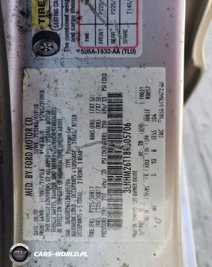 2008 Lincoln Mkz VIN:3LNHM26T18R605706 - 12