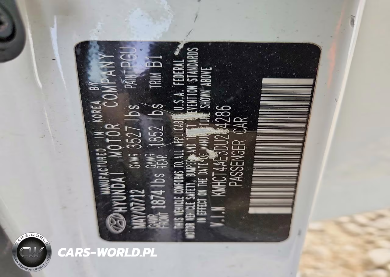 2013 Hyundai Accent Gls VIN:KMHCT4AE3DU284286 - 12