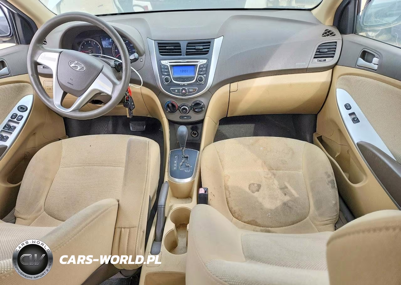 2013 Hyundai Accent Gls VIN:KMHCT4AE3DU284286 - 8