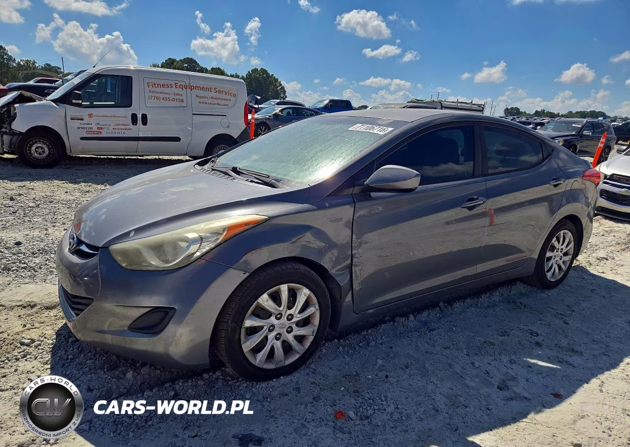 2013 Hyundai Elantra Gls VIN:5NPDH4AE9DH206194 - 1
