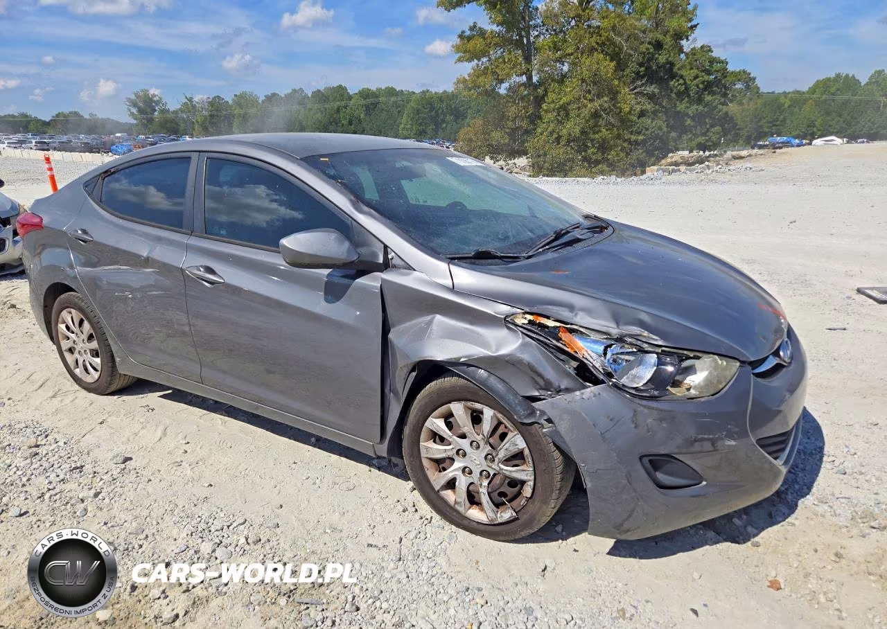 2013 Hyundai Elantra Gls VIN:5NPDH4AE9DH206194 - 4