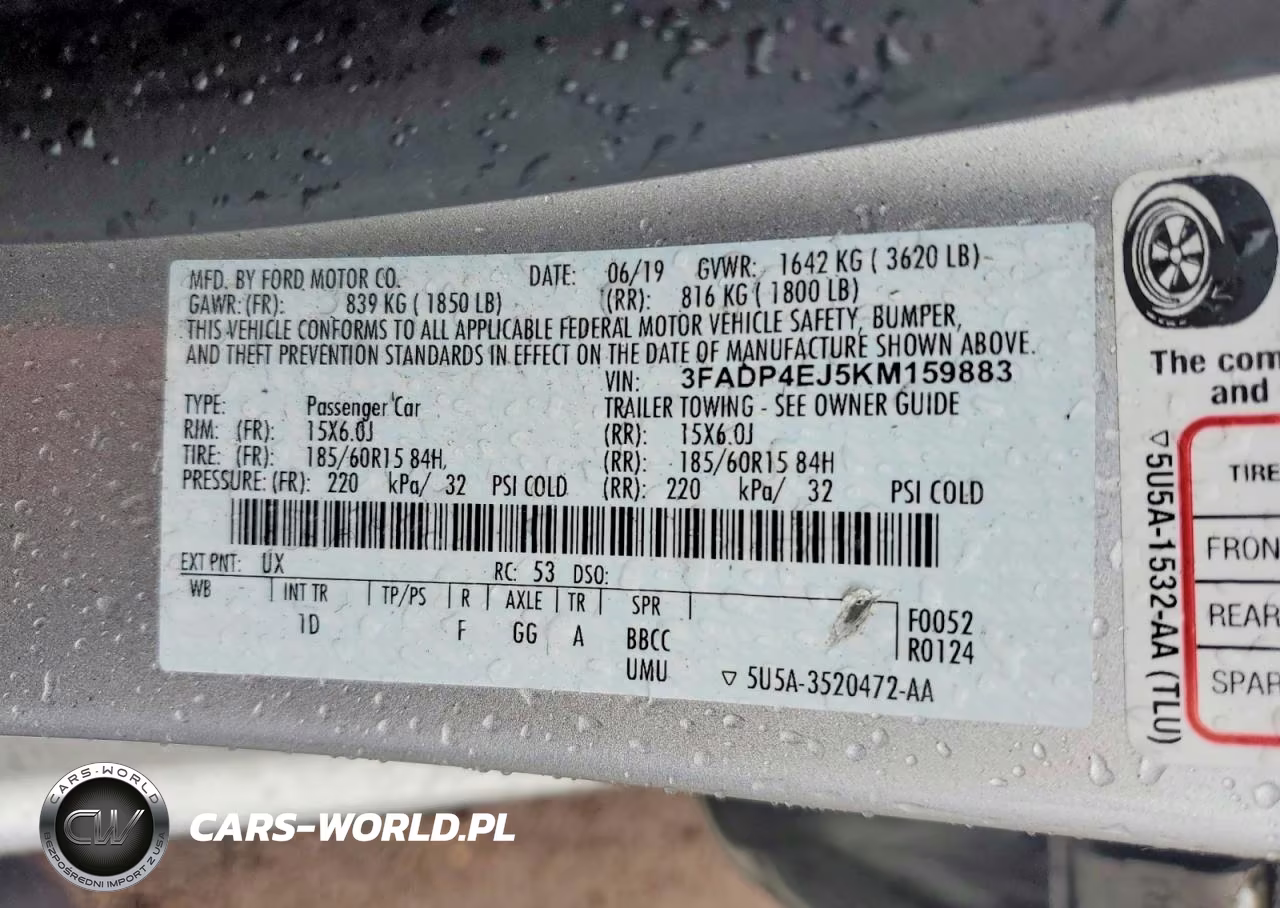 2019 Ford Fiesta Se VIN:3FADP4EJ5KM159883 - 13