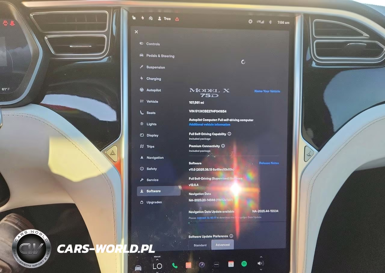 2017 Tesla Model X VIN:5YJXCBE27HF041654 - 9