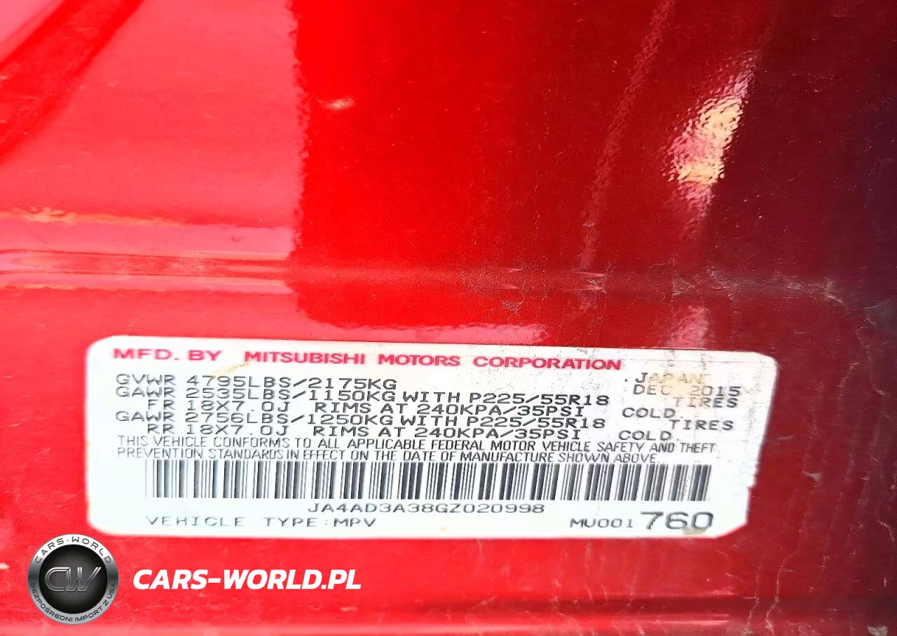 2016 Mitsubishi Outlander Se VIN:JA4AD3A38GZ020998 - 13