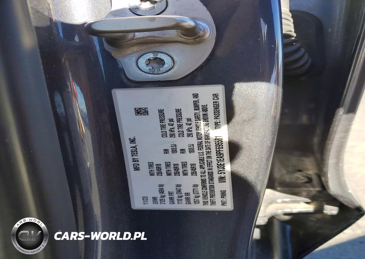 2023 Tesla Model 3 VIN:5YJ3E1EA9PF695581 - 12