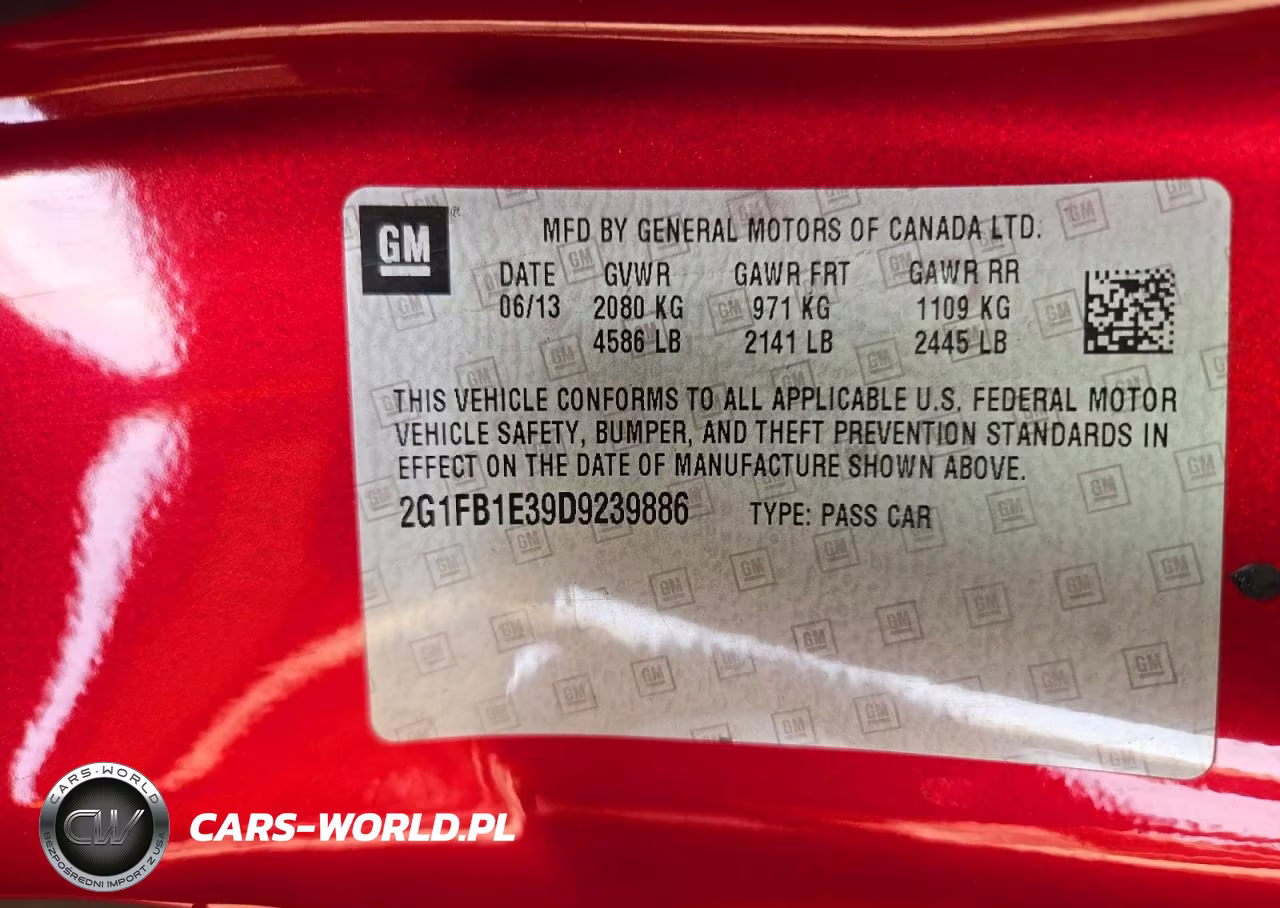 2013 Chevrolet Camaro Lt VIN:2G1FB1E39D9239886 - 13