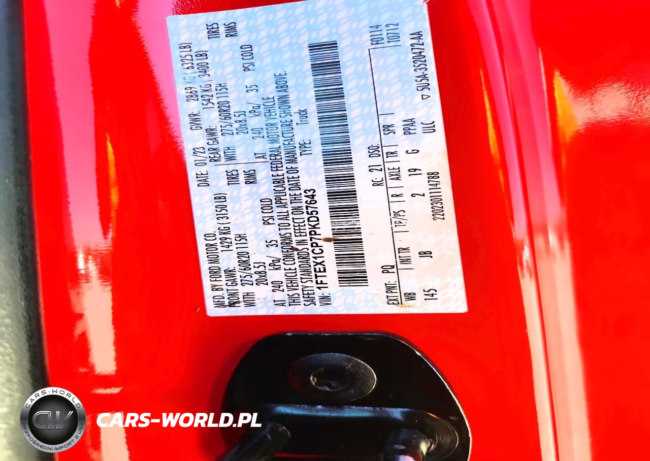 2023 Ford F150 Super Cab VIN:1FTEX1CP7PKD57643 - 12