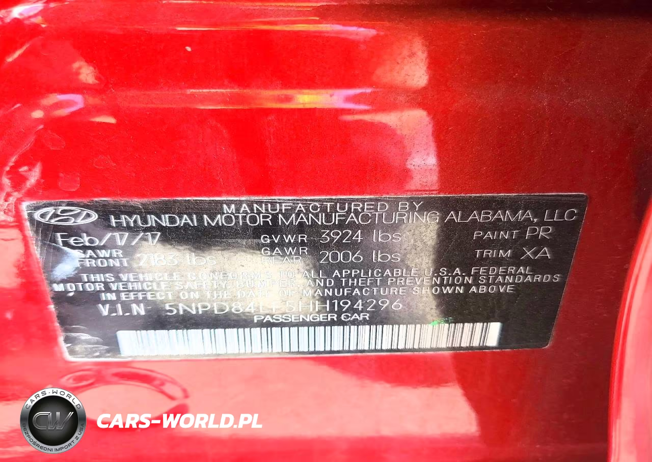 2017 Hyundai Elantra Value Edition VIN:5NPD84LF5HH194296 - 12