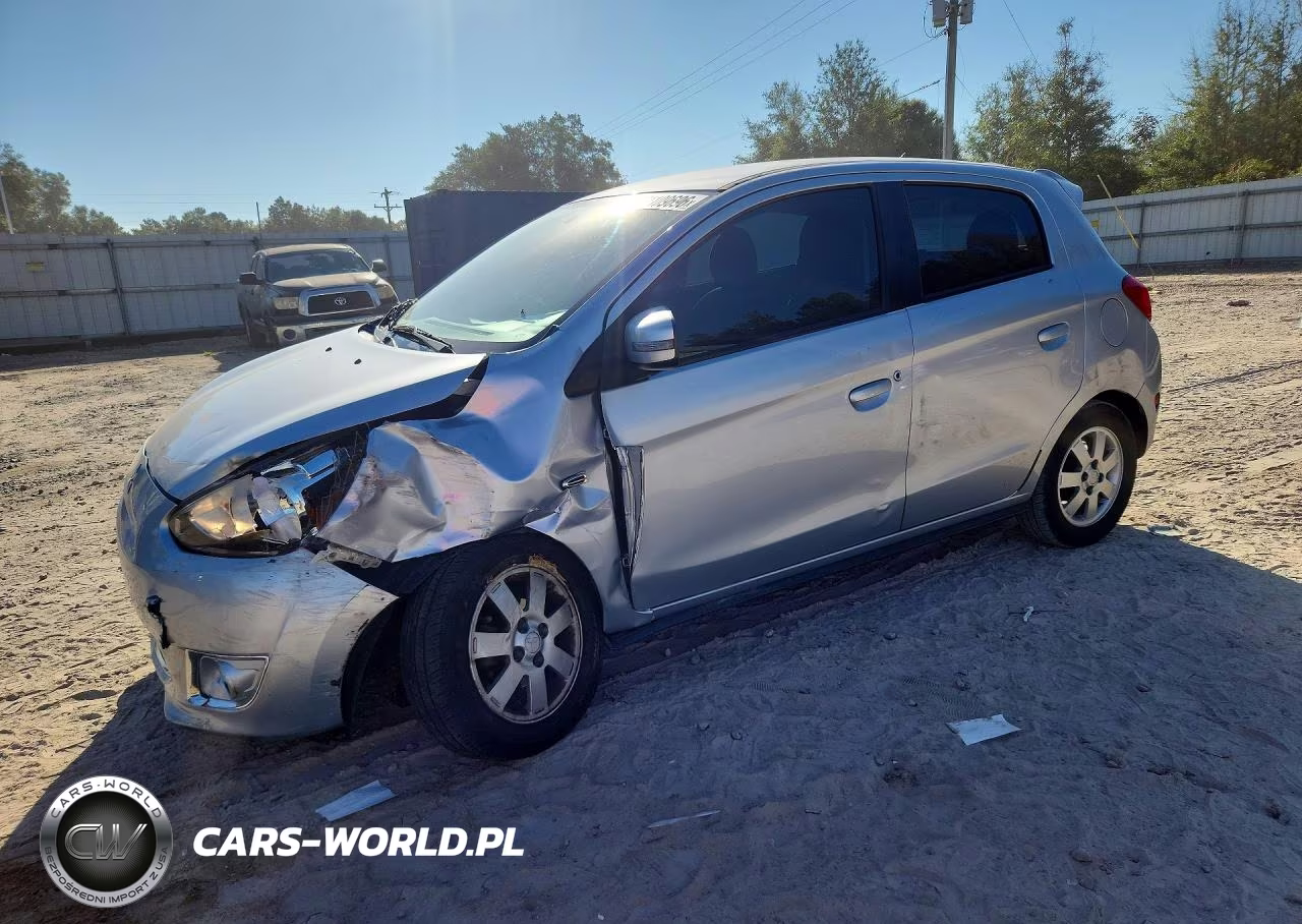 2015 Mitsubishi Mirage Es VIN:ML32A4HJ7FH038204 - 1