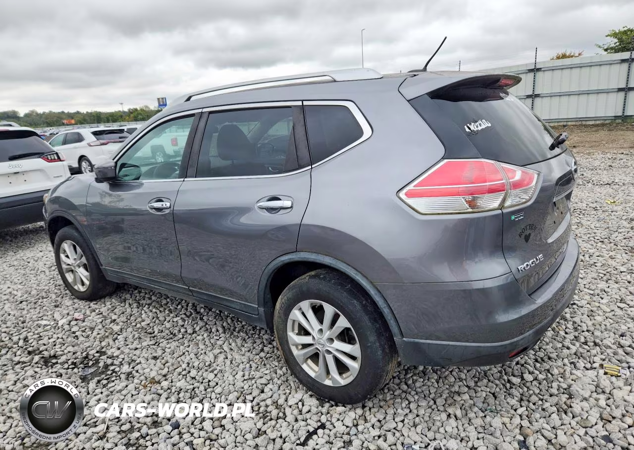 2016 Nissan Rogue Sv VIN:KNMAT2MV7GP637434 - 2