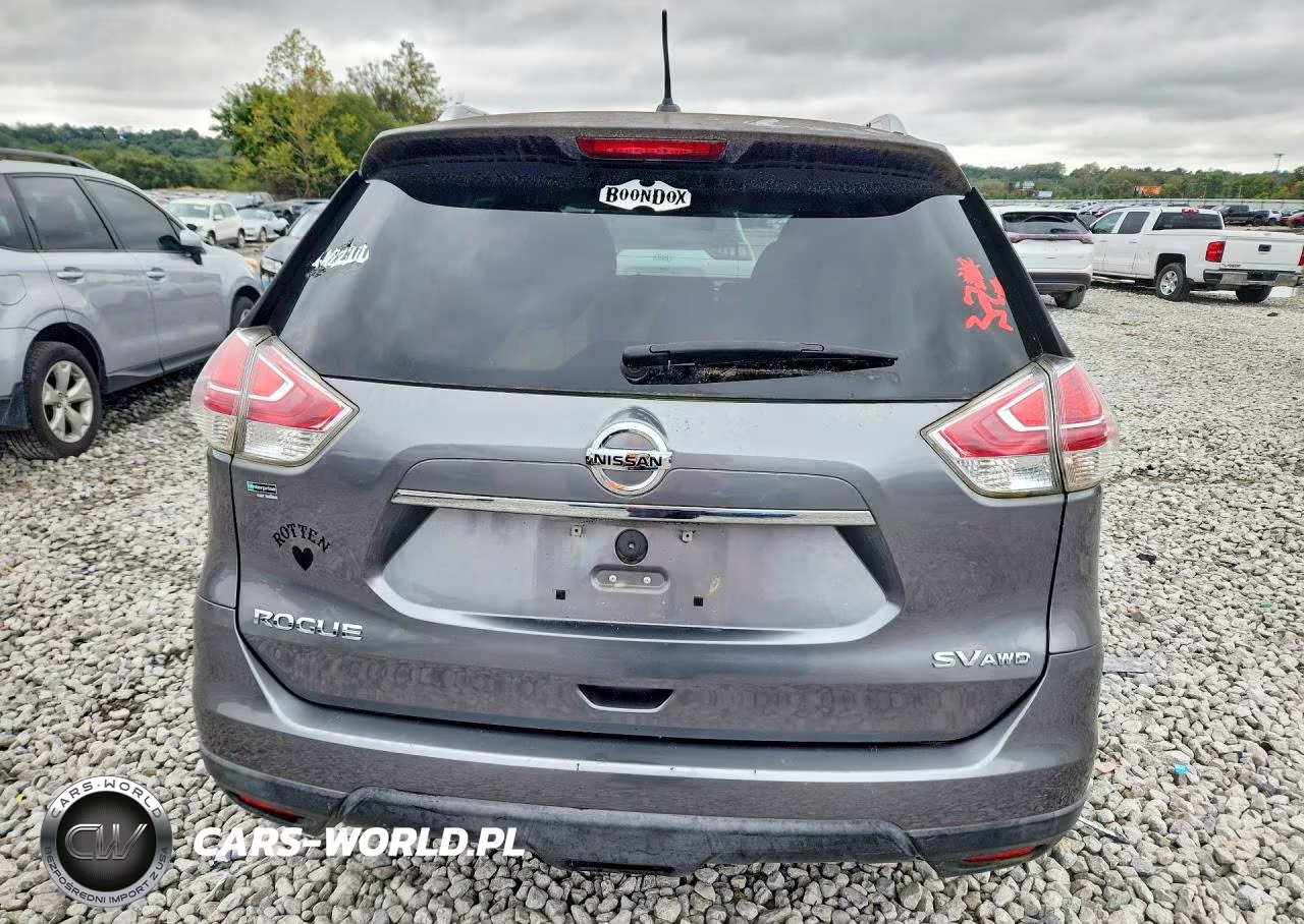2016 Nissan Rogue Sv VIN:KNMAT2MV7GP637434 - 6