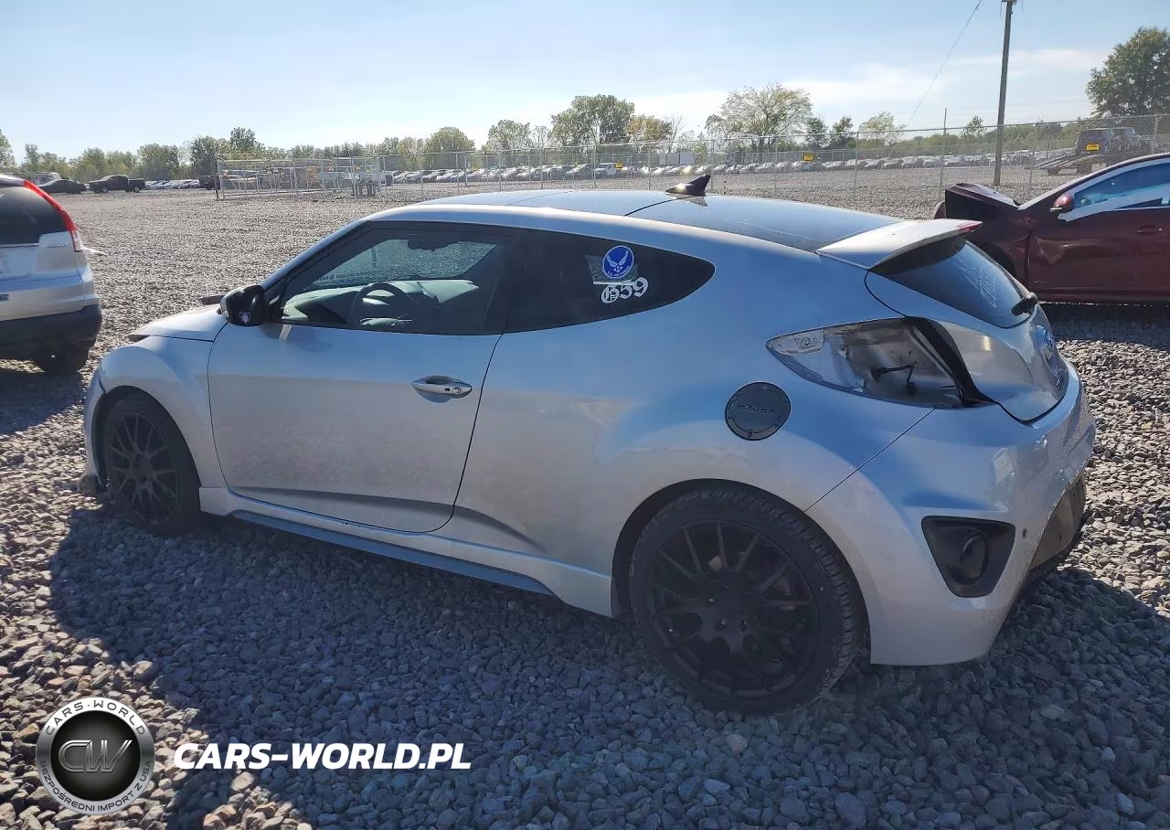 2015 Hyundai Veloster Turbo VIN:KMHTC6AE9FU239724 - 2