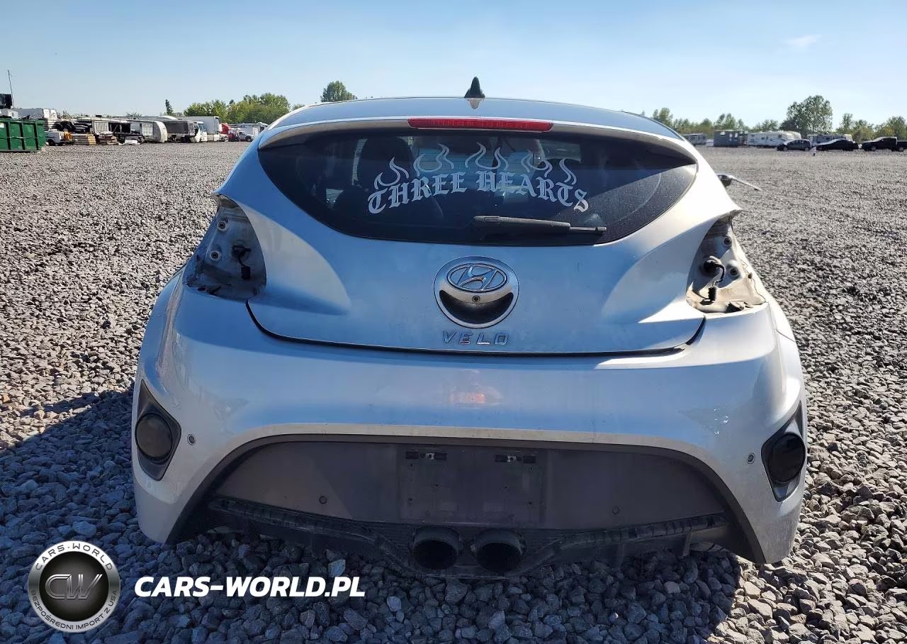 2015 Hyundai Veloster Turbo VIN:KMHTC6AE9FU239724 - 6